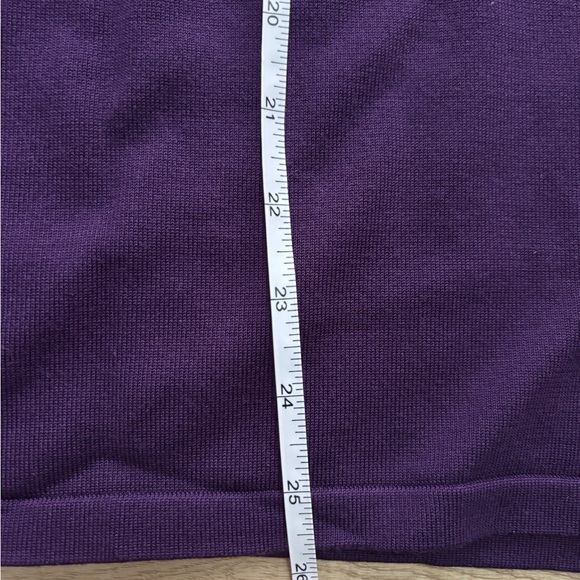Purple Mockneck Sweater, Vintage Pendleton Silk Blend Mock Neck Sweater - Picture 7 of 11